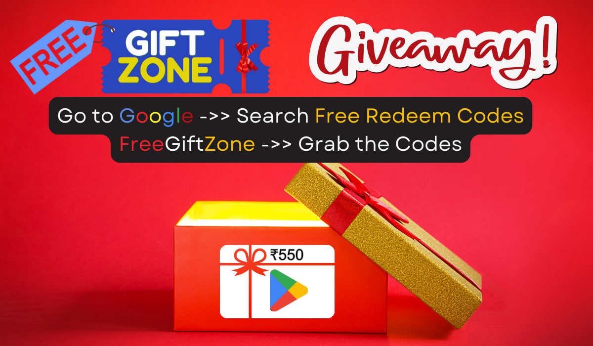 Free Google Play Gift Card रिडीम code 2024 - free ₹100