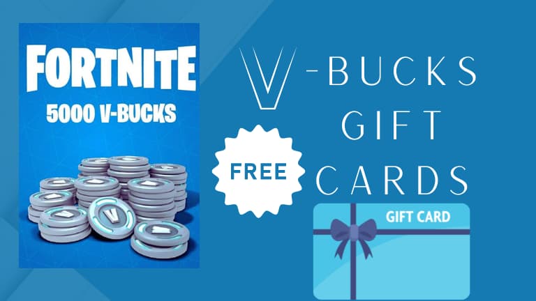 Get Latest Free V-bucks Gift Card Codes