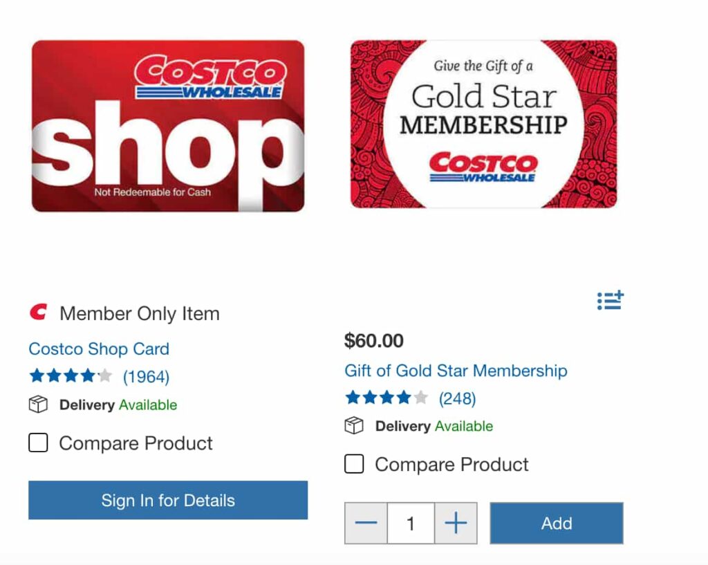 how to buy costco gift cards