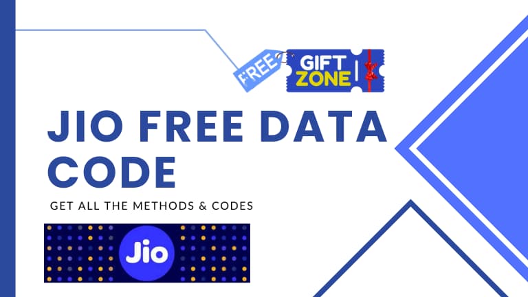 Jio free data codes