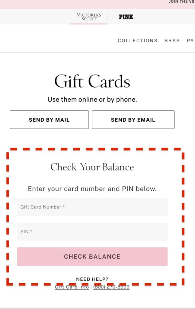 How to Redeem a Victoria's Secret Gift Card