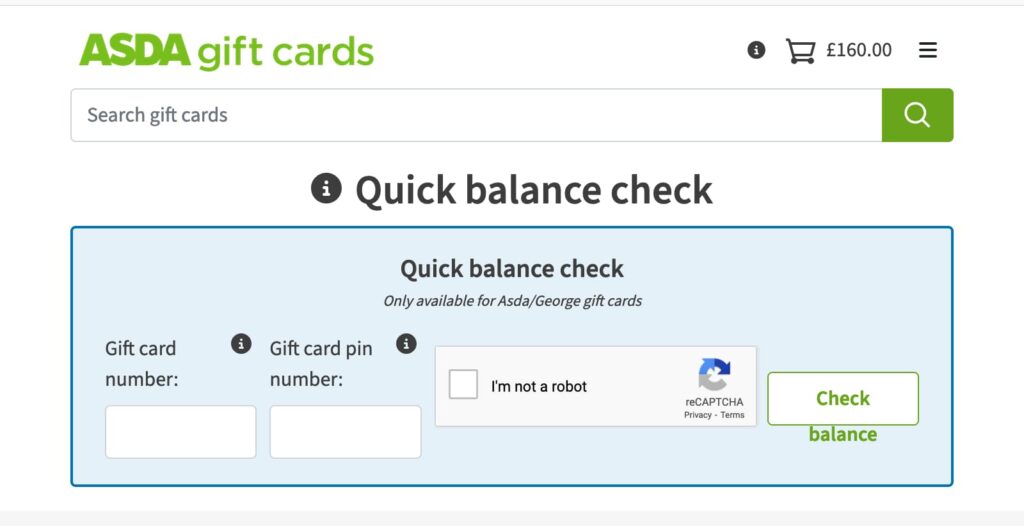 How to Redeem Your ASDA Gift Card