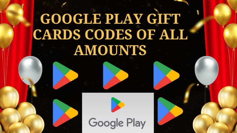 Google Play Gift Cards Codes Of All Amounts
