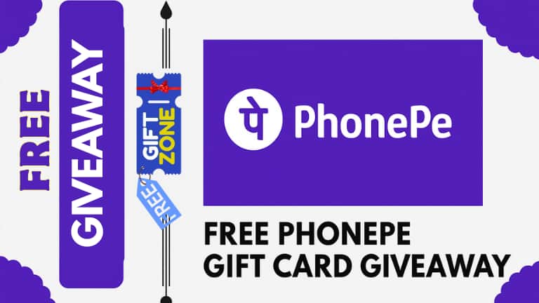 Free PhonePe E-Gift Cards
